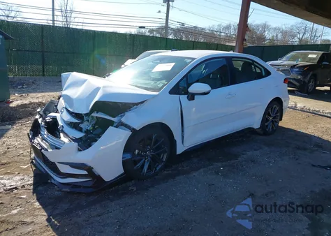 2025 Toyota Corolla Se z USA, uszkodzony, nr VIN 5YFS4MCE4SP238065